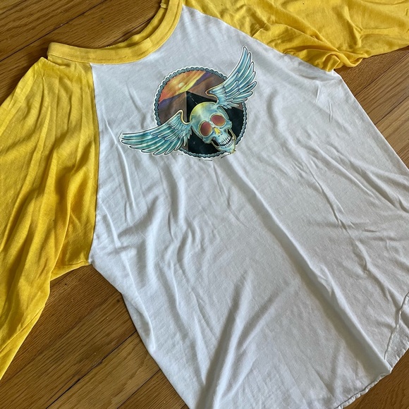 Vintage Roach 78 Skull Sunset Baseball tee M-L - Picture 3 of 3